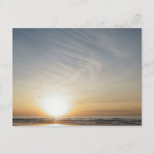 Postal De Invitación Celebración de amanecer en la playa en blanco