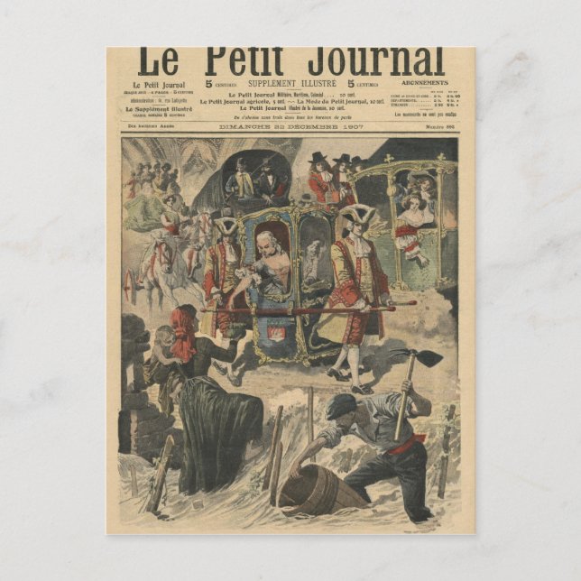 Postal De Invitación Celebración de la ciudad de París (Anverso)