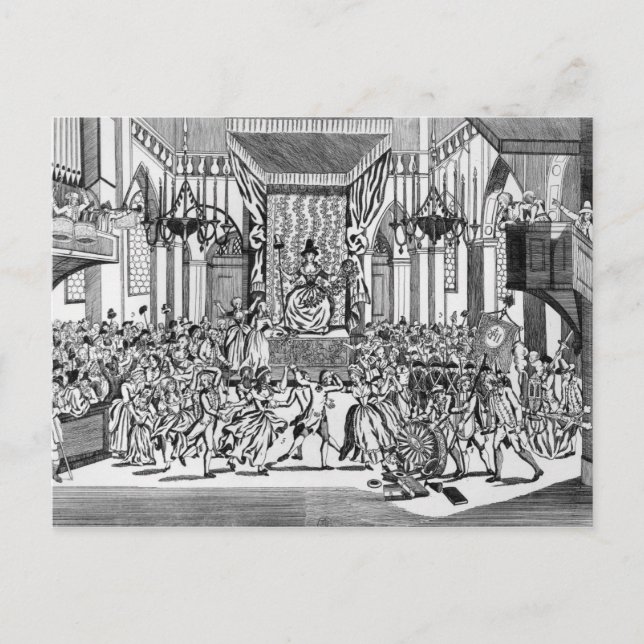 Postal De Invitación Celebración de la diosa de la razón (Anverso)