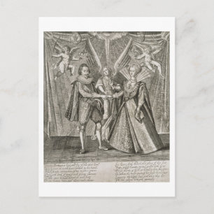Postal De Invitación Celebración del matrimonio de James VI y I (156)