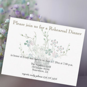 Postal De Invitación Cena ensayada Mason Jar Country Save the Date