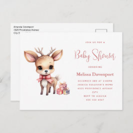 Postal De Invitación Cerveza de bebé con regalo Baby Shower