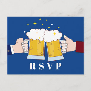 Postal De Invitación cervezas de ovación, tema de la cerveza, fiesta, p