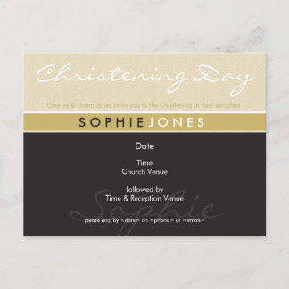 Postal De Invitación CHRISTENING INVITE :: simplemente groovy 3