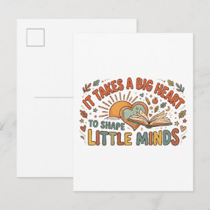 Postal De Invitación Cita del Corazón de un Maestro