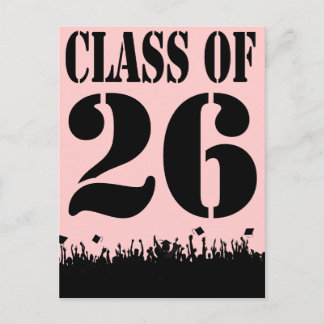 Postal De Invitación Clase de 2010 Silhouettes Graduation Invitation