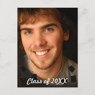 Postal De Invitación Clase de cambio de graduación fotográfica al año a