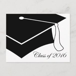 Postal De Invitación clase de límite de graduación de 2016