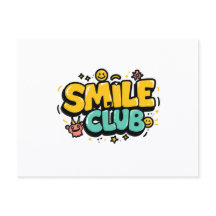 Club de la Sonrisa Tipografía de Dibujos Animados