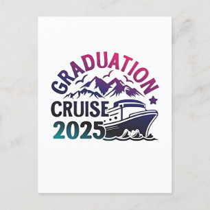 Postal De Invitación Coincidencia de viajes de verano de 2025 en crucer