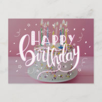 Concepto de letras de cumpleaños feliz