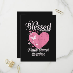 Postal De Invitación Conciencia Cristiana Superviviente de Cáncer de Se