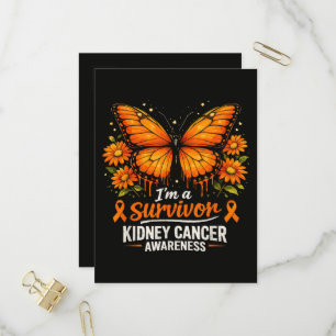 Postal De Invitación Conciencia del cáncer de riñón en supervivientes