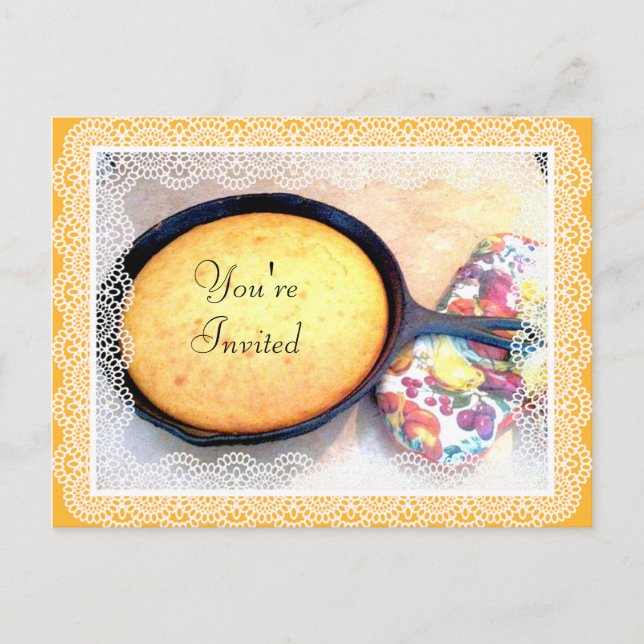 Postal De Invitación Cornbread, estás invitado. (Anverso)