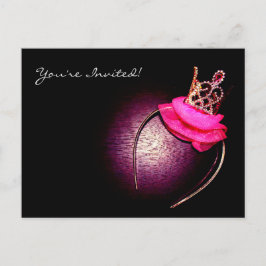 Postal De Invitación Corona de Bailarina