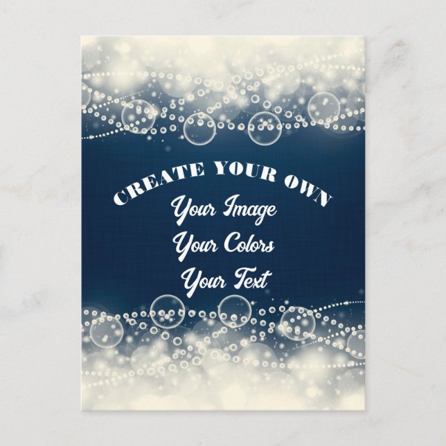Postal De Invitación Crea tu Propio Personalizado (Anverso)
