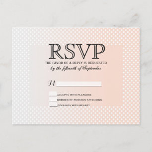 Postal De Invitación Cubierta de coral de verano a puntos de polka grad