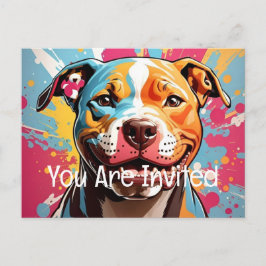 Postal De Invitación Cumpleaños de Staffordshire