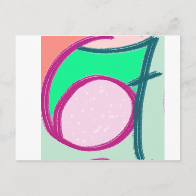 Postal De Invitación Cumpleaños Seis Siete (Anverso)