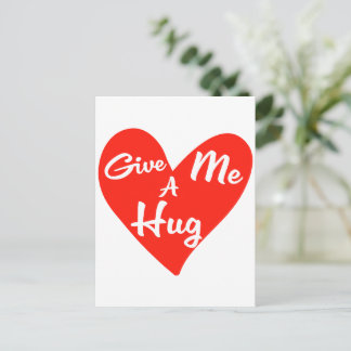 Postal De Invitación Dame un abrazo