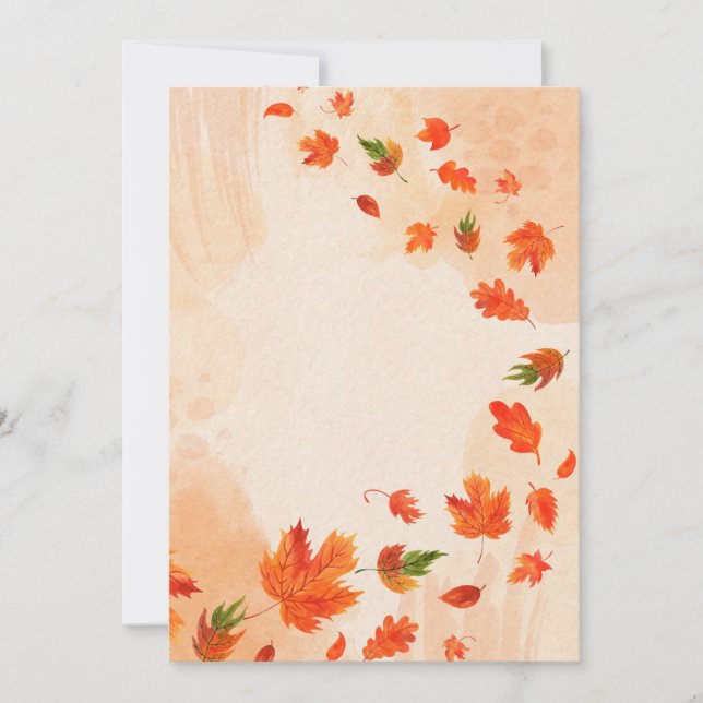 Postal de invitación de 5" x 7" (Anverso)