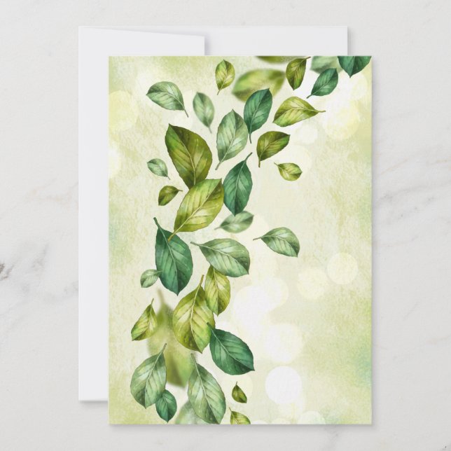 Postal de invitación de 5" x 7" (Anverso)