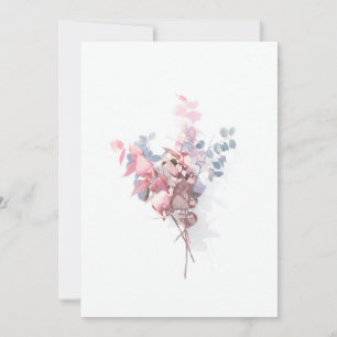 Postal de invitación de 5" x 7"