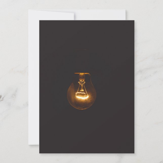 Postal de invitación de 5" x 7" (Anverso)