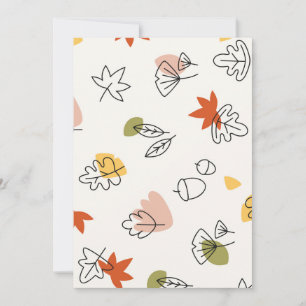 Postal de invitación de 5" x 7"