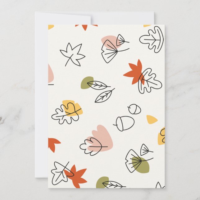 Postal de invitación de 5" x 7" (Anverso)