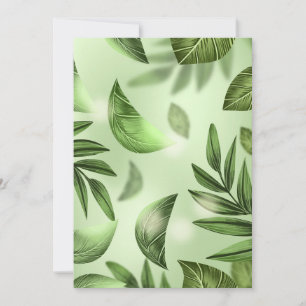 Postal de invitación de 5" x 7"