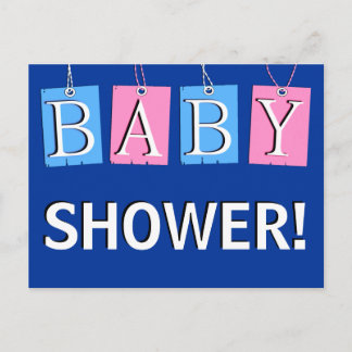 Postal de invitación de Baby Shower