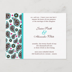 Postal de invitación de boda C1