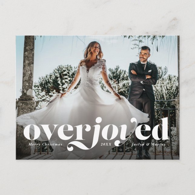 Postal de invitación de boda de vacaciones más ale (Anverso)