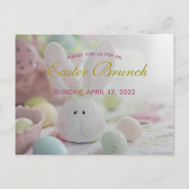 Postal de invitación de Brunch de Pascua