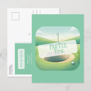 Postal de invitación de cumpleaños para el tema de