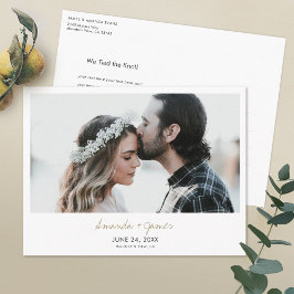 Postal de Invitación de Elopement