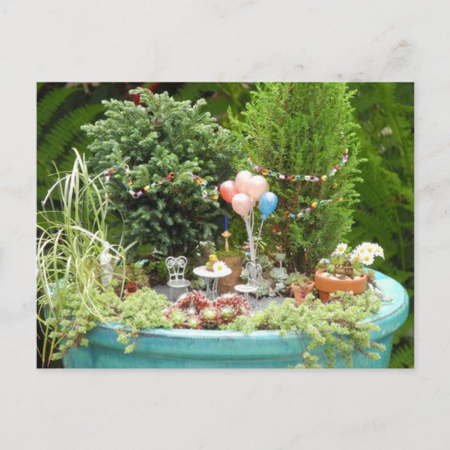 Postal de invitación de fiesta (Anverso)