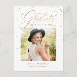 Postal de Invitación de graduación deliciosa