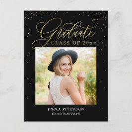 Postal de Invitación de graduación deliciosa