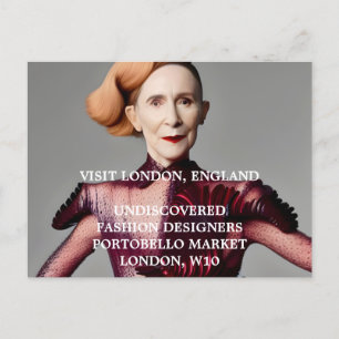 Postal de invitación de moda general para diseñado