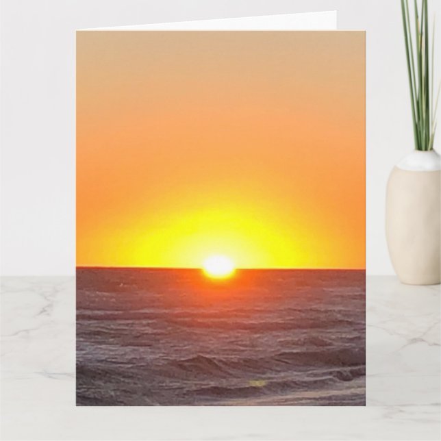 Postal de invitación de playa (Anverso)