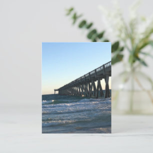 postal de invitación de playa