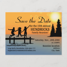 Postal de Invitación de Reunión de Familia Creativ