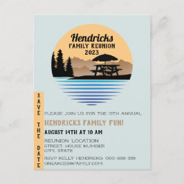 Postal de invitación de Reunión Familiar