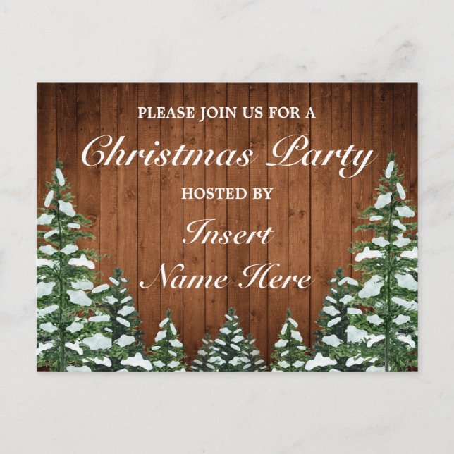 Postal de invitación del partido Navidades de Made (Anverso)