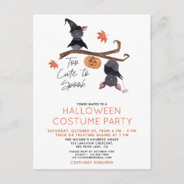 Postal De Invitación Demasiado lindo para hablar Fiesta de disfraces de