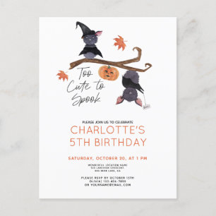 Postal De Invitación Demasiado lindo para hablar una acuarela murmura e