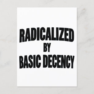 Postal De Invitación Democracia Social Radicalizada Por La Decencia Bás