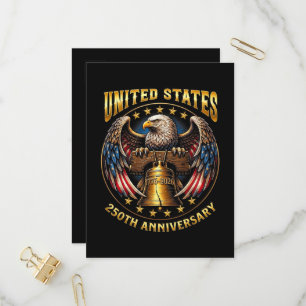 Postal De Invitación Día de la Independencia del 250º Aniversario 1776 